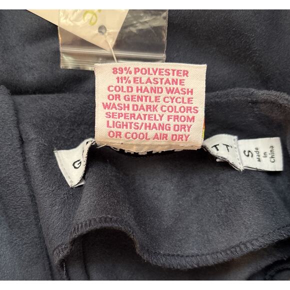 NEW Gretchen Scott Button Back Swing Dress Women's Small Ultra Suede Navy Preppy - Picture 10 of 10